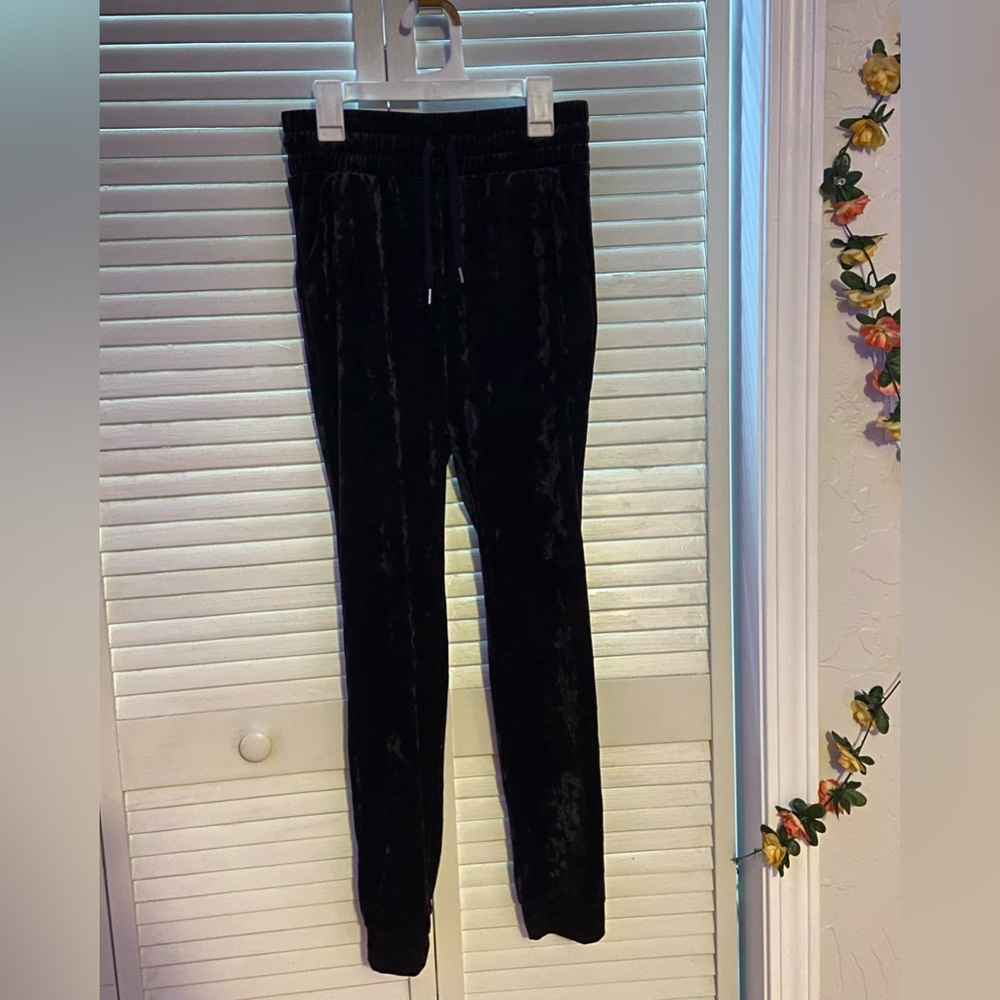 Capezio Black Velvet Pants